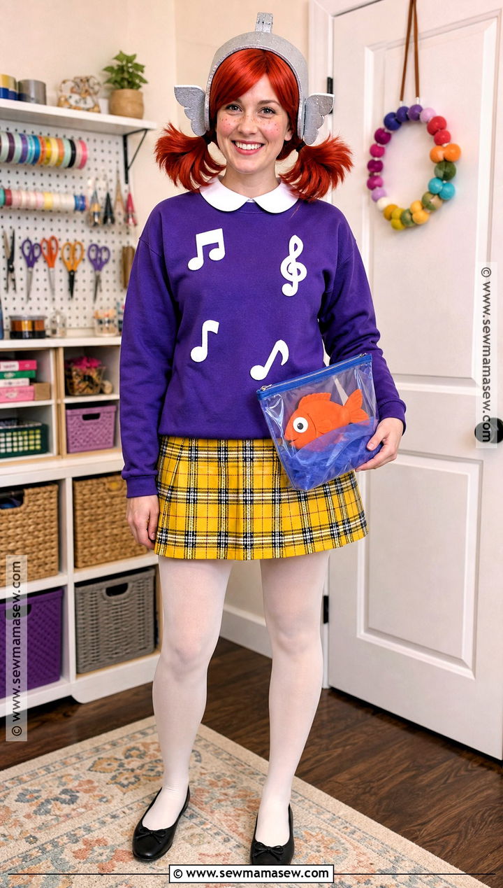 No Sew Darla Costume With Felt Details - 30 darla finding nemo costume ideas