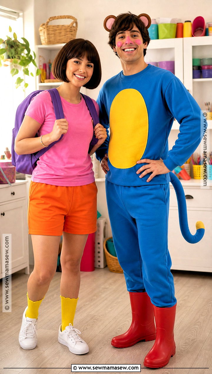 No Sew Dora And Boots Costume - 35 dora and boots costume