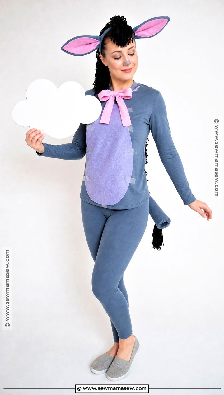 No Sew Eeyore Costume - 30 Eeyore Halloween Costume Ideas