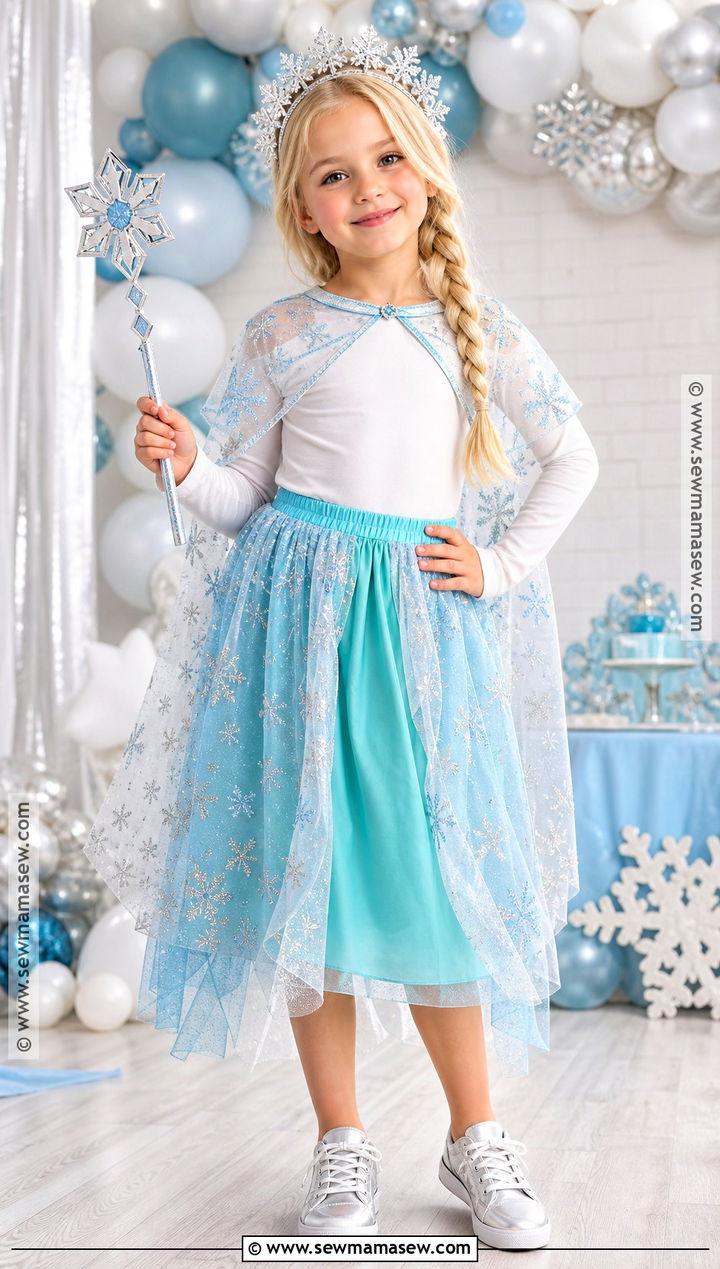 No Sew Elsa Tulle Costume - 30 elsa halloween costume ideas