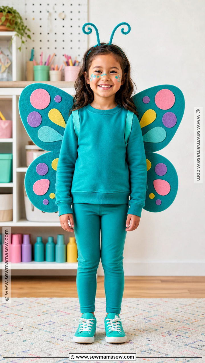 No Sew Felt Butterfly Costume For Kids - 35 butterfly costume ideas for kids