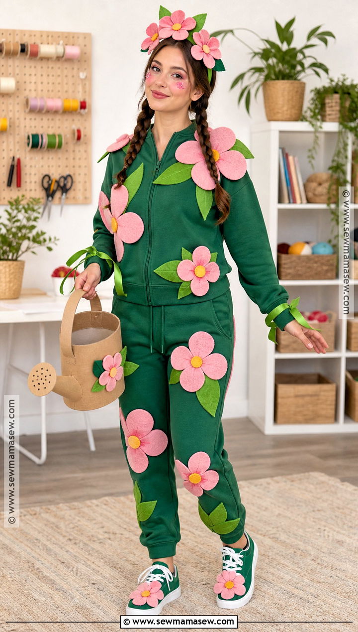 No Sew Flower Costume - 40 Flower Costume Ideas