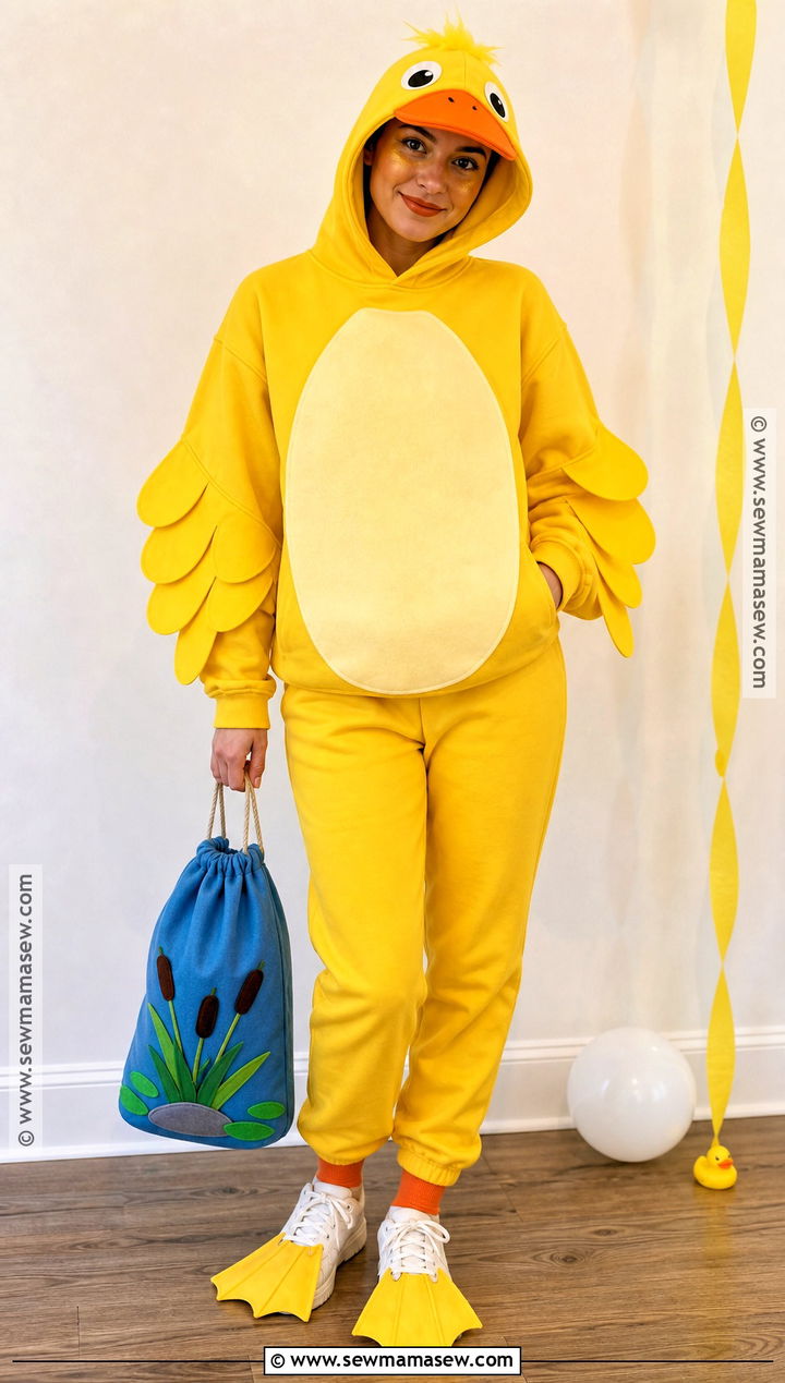 No Sew Hoodie Duck Costume - 35 duck costume ideas