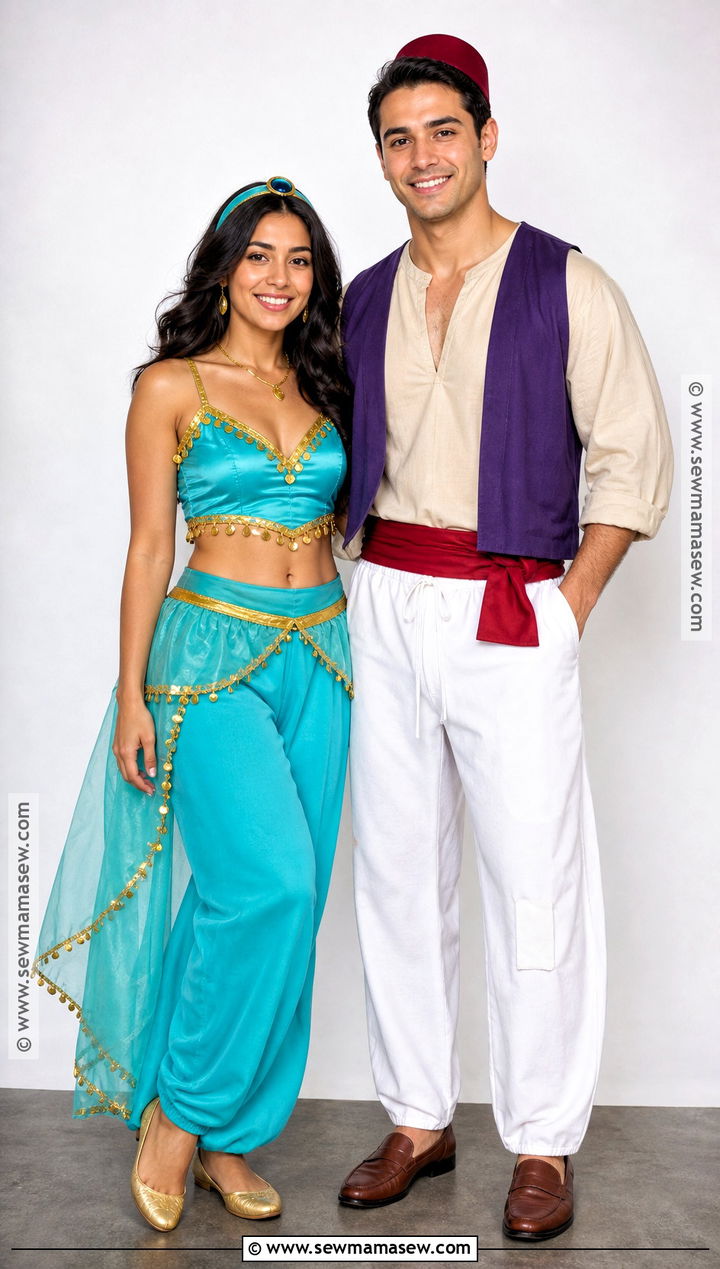 No Sew Jasmine And Aladdin Costume - 35 Jasmine And Aladdin Costumes