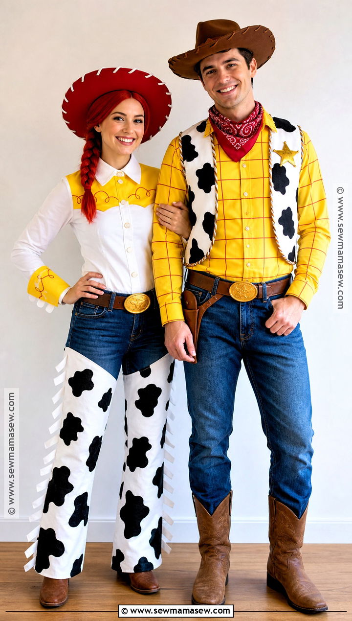 No Sew Jessie And Woody Costume - 30 Jessie And Woody Costumes for Couples