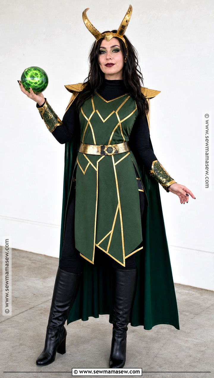 No Sew Loki Costume With Green Tunic - 30 Loki Costume Ideas for Females