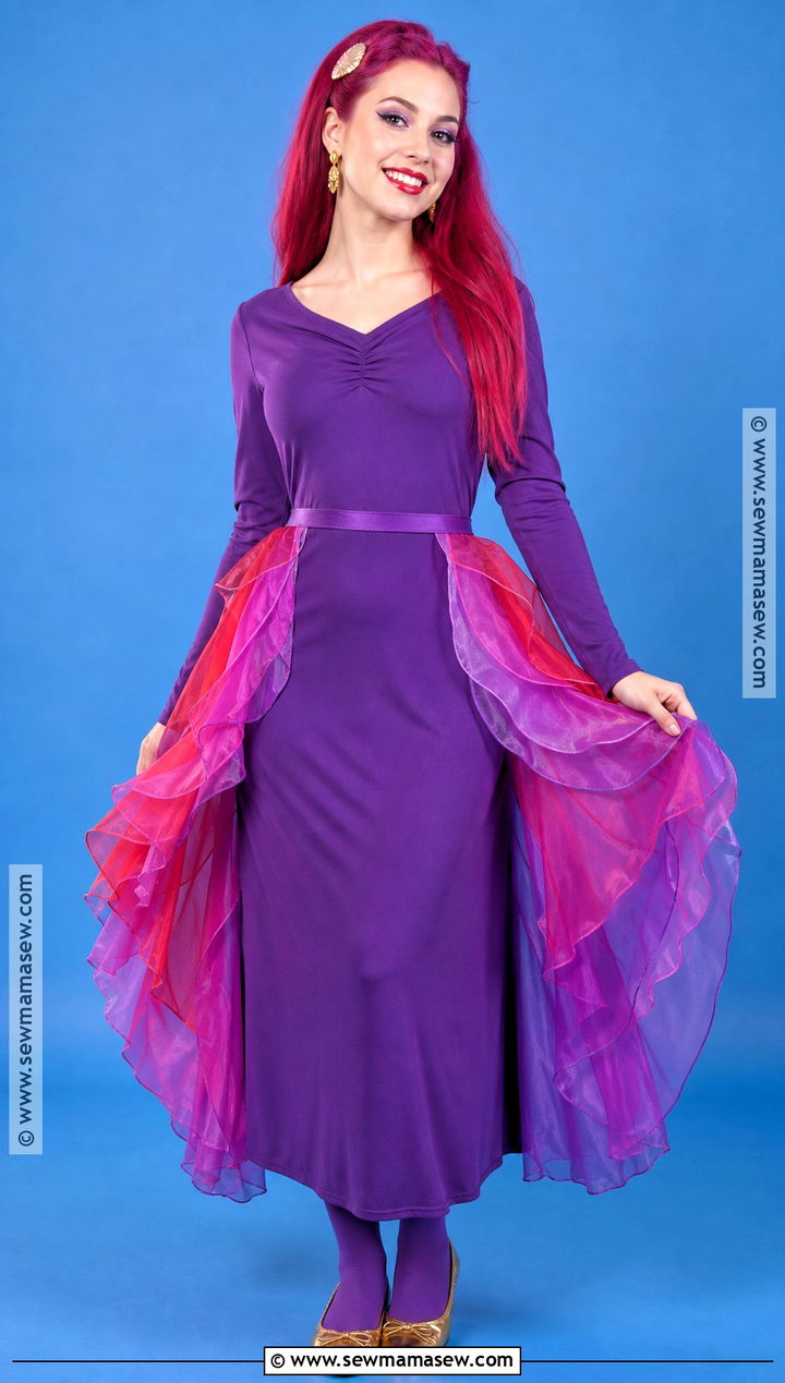 No Sew Lola Costume With Organza Fins - 30 lola from shark tale costume ideas