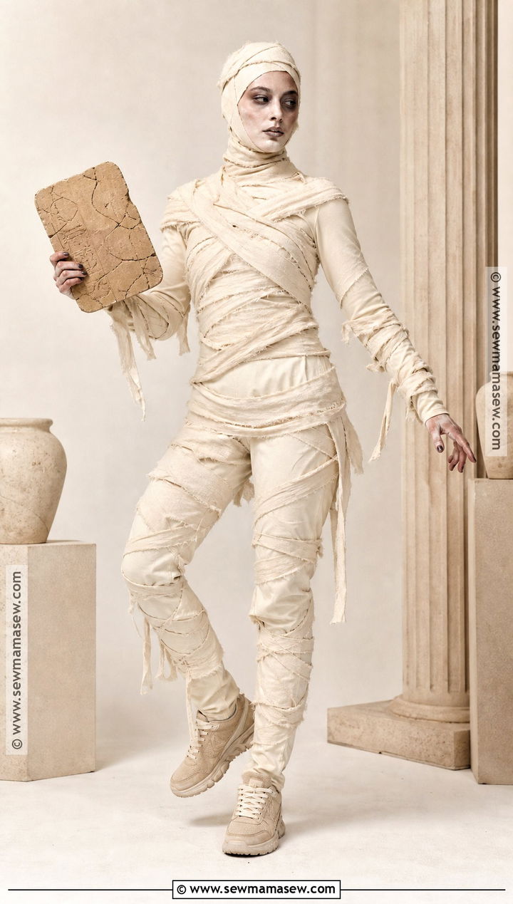 No Sew Mummy Costume - 30 halloween costume ideas easy