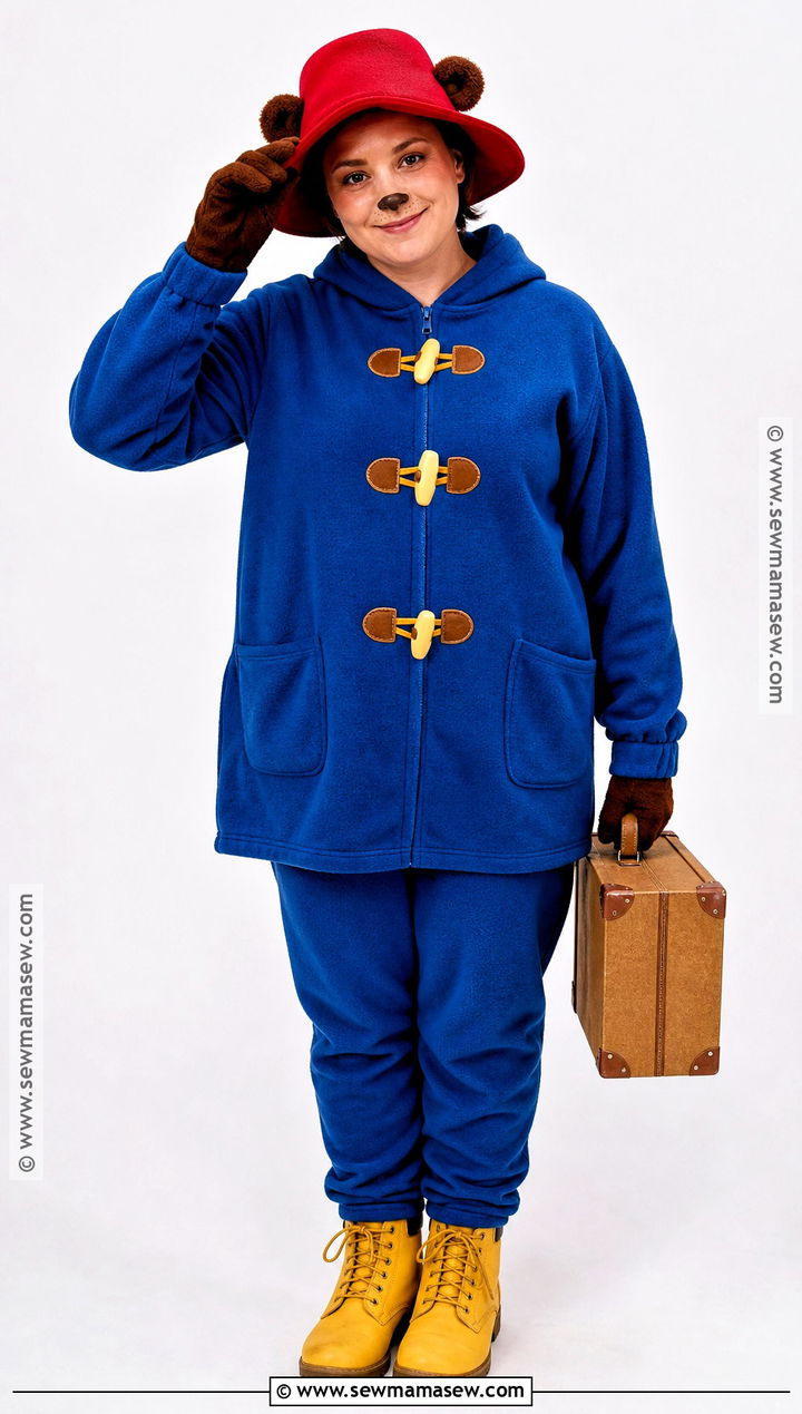 No Sew Paddington Costume With Felt Details - 35 paddington halloween costume ideas