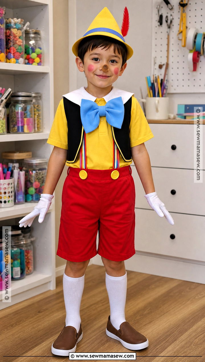 No Sew Pinocchio Costume - 30 pinocchio costume ideas