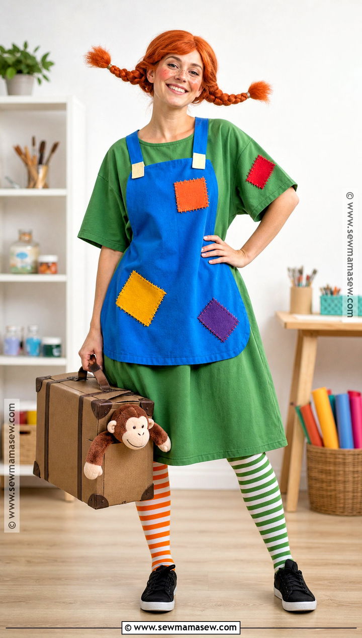 No Sew Pippi Longstocking Costume - 35 pippi longstocking costume ideas