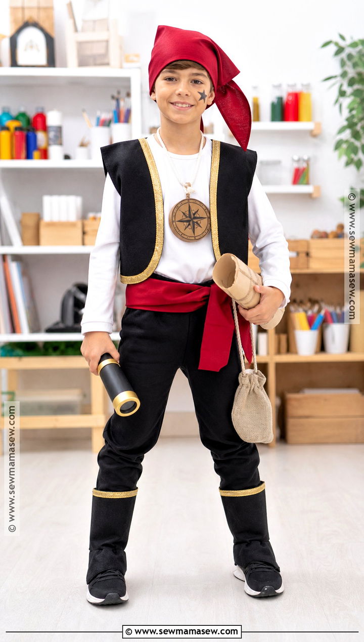 No Sew Pirate Costume - 35 pirate costume ideas for kids