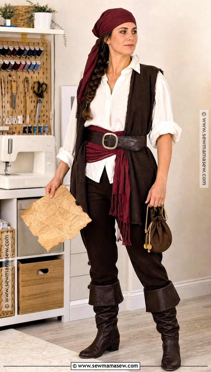 No Sew Pirate Costume - 35 easy pirate costume ideas