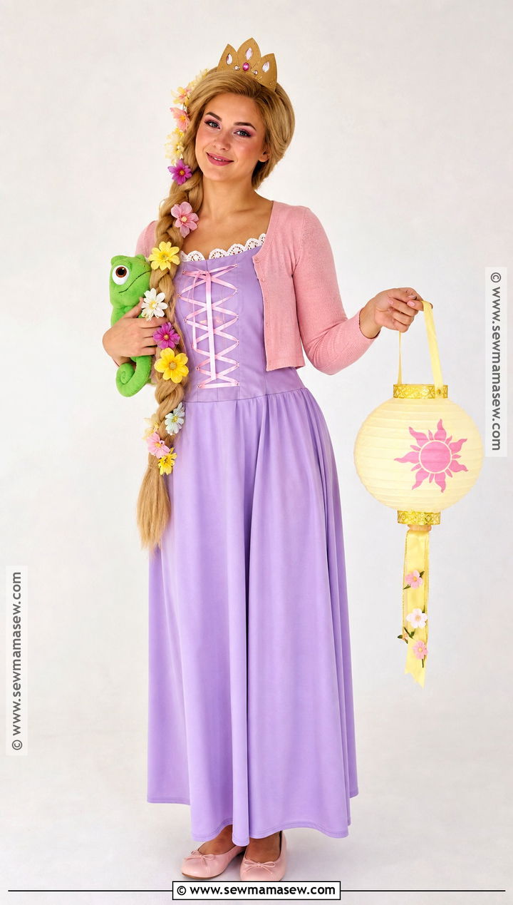 No Sew Rapunzel Costume - 40 repunzle costume idea