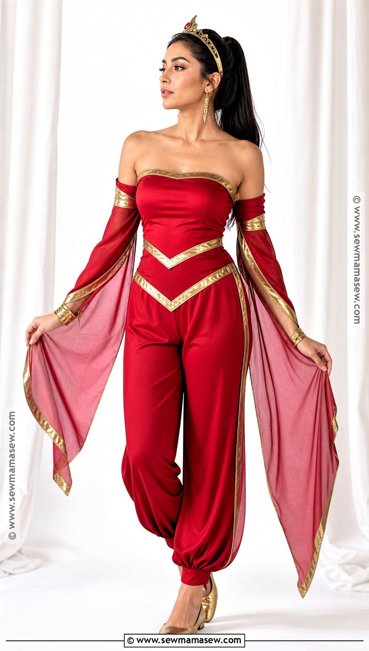 No Sew Red Jasmine Costume - 35 red jasmine costume ideas