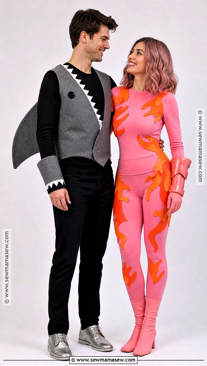 No Sew Sharkboy And Lavagirl Costume - 30 shark boy and lava girl costumes