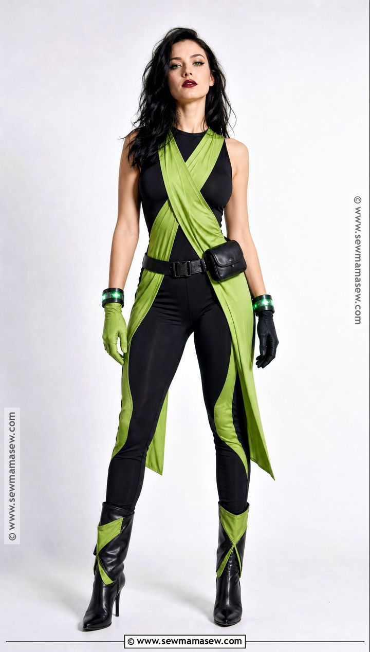 No Sew Shego Costume With Fabric Tape - 45 shego costume ideas