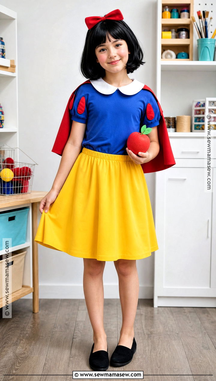 No Sew Snow White Costume - 30 snow white costume ideas for kids