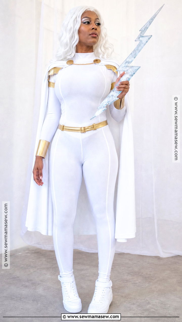 No Sew Storm Cosplay With White Jumpsuit - 30 storm cosplay ideas