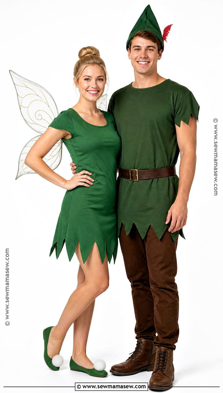 No Sew Tinker Bell And Peter Pan Costume - 30 tinker bell and peter pan costume ideas