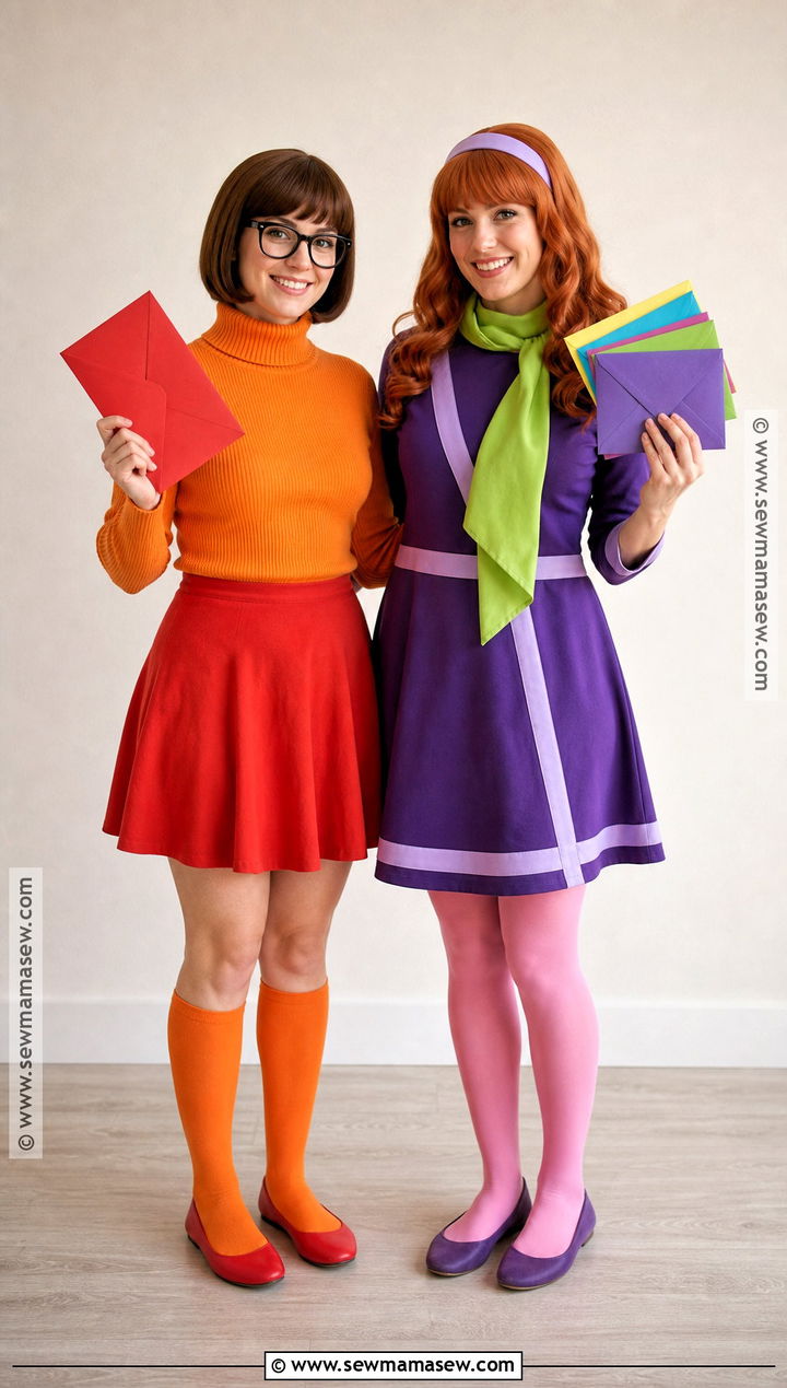 No Sew Velma And Daphne Costume - 40 velma and daphne costume ideas
