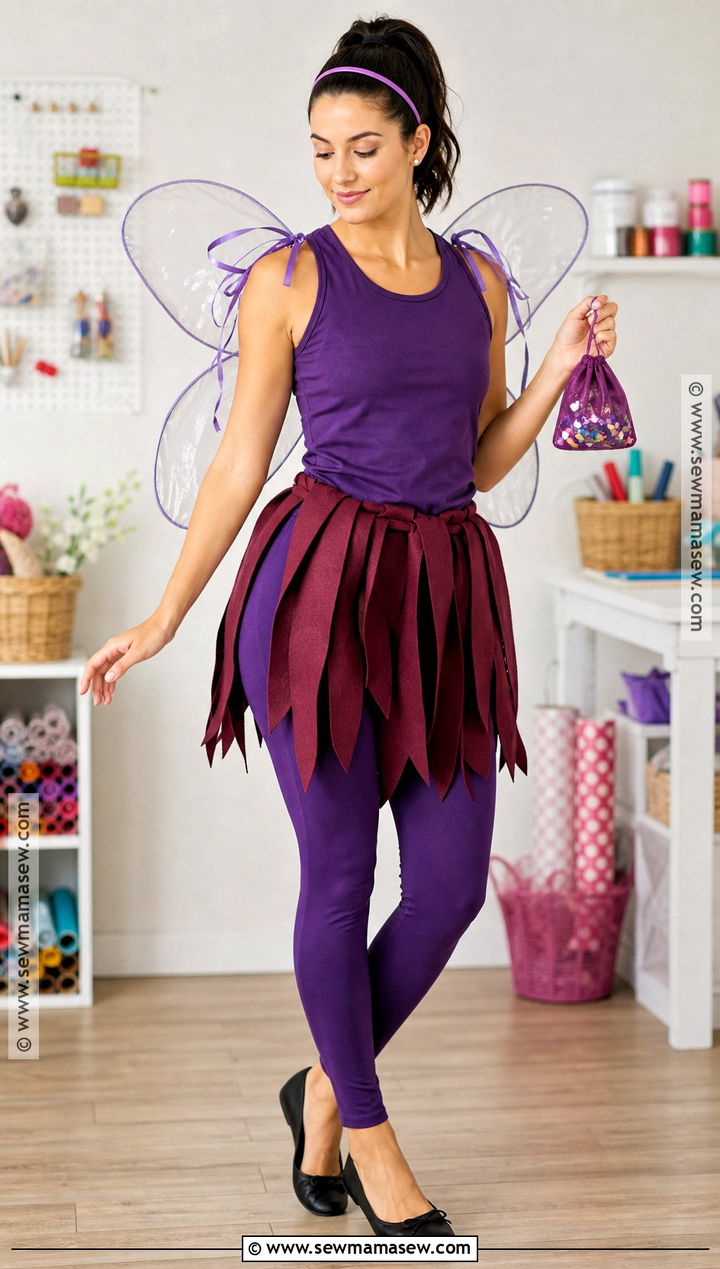 No Sew Vidia Costume With Purple Basics - 30 vidia tinkerbell costume ideas