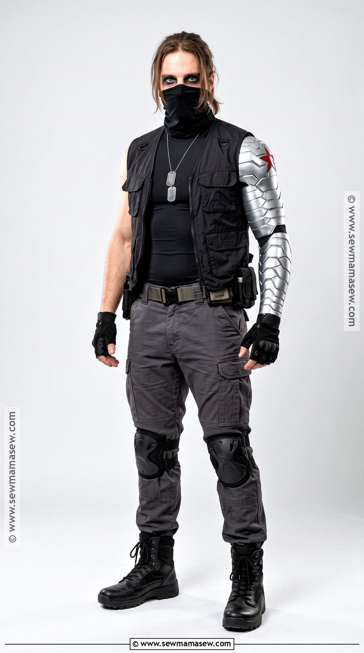 No Sew Winter Soldier Costume - 30 winter soldier costume ideas