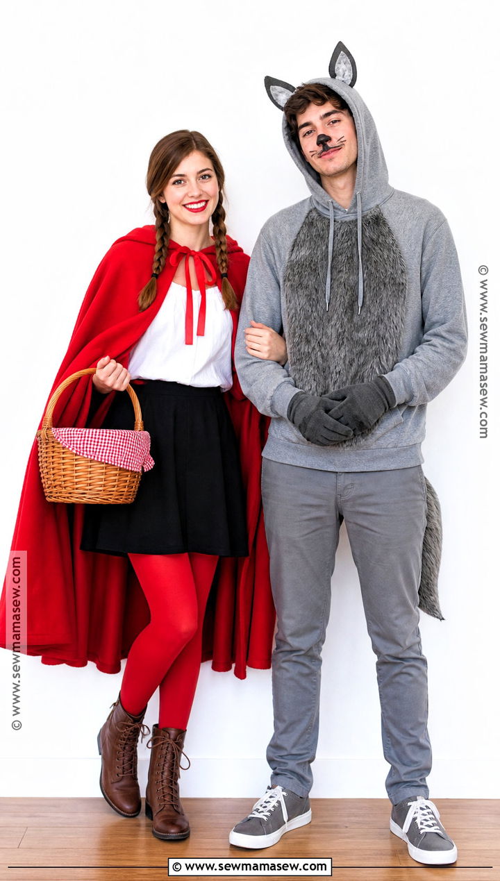 No Sew Wolf And Little Red Riding Hood Costume - 30 Wolf And Little Red Riding Hood Costume Ideas