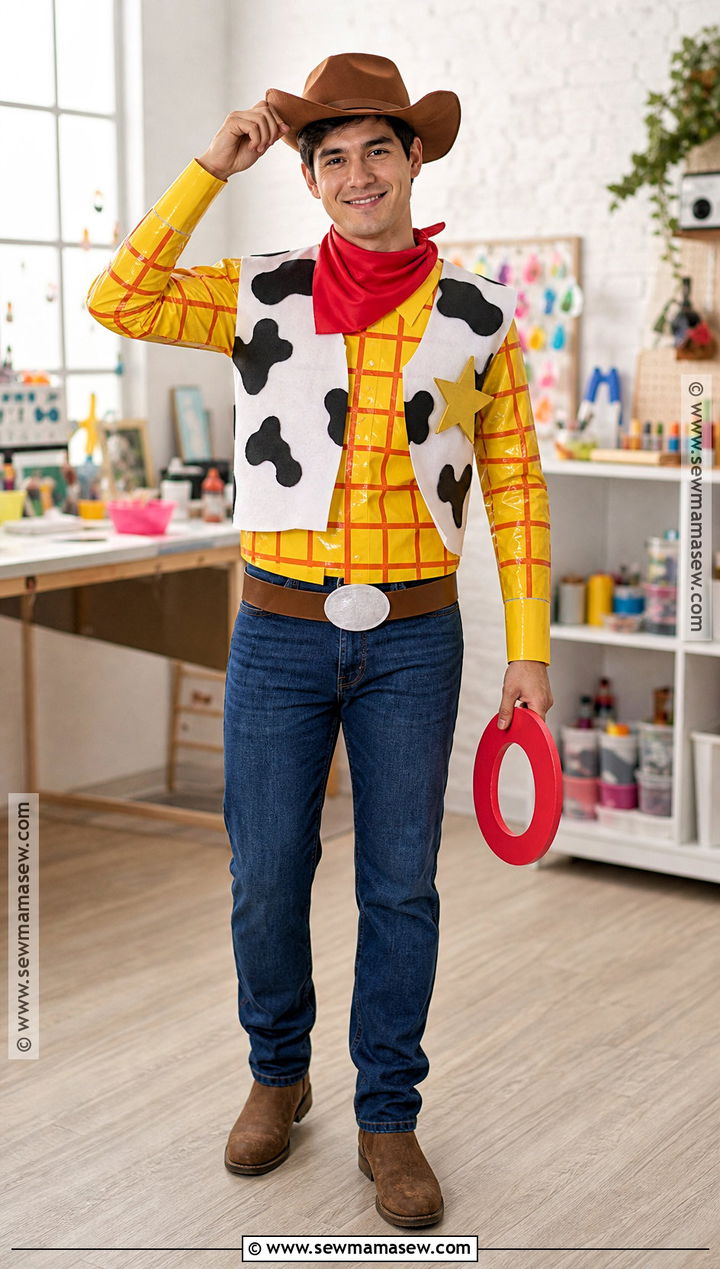 No Sew Woody Costume - 30 Woody Halloween Costume Ideas