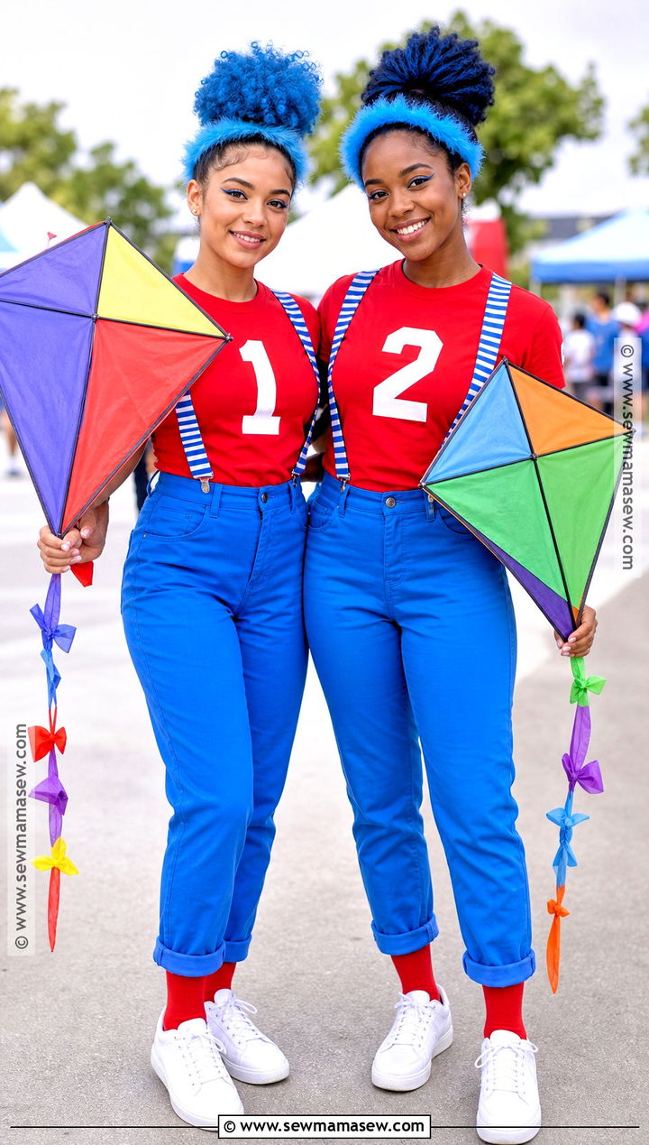 No Wig Thing One And Thing Two Costume - 40 thing one and thing two costumes