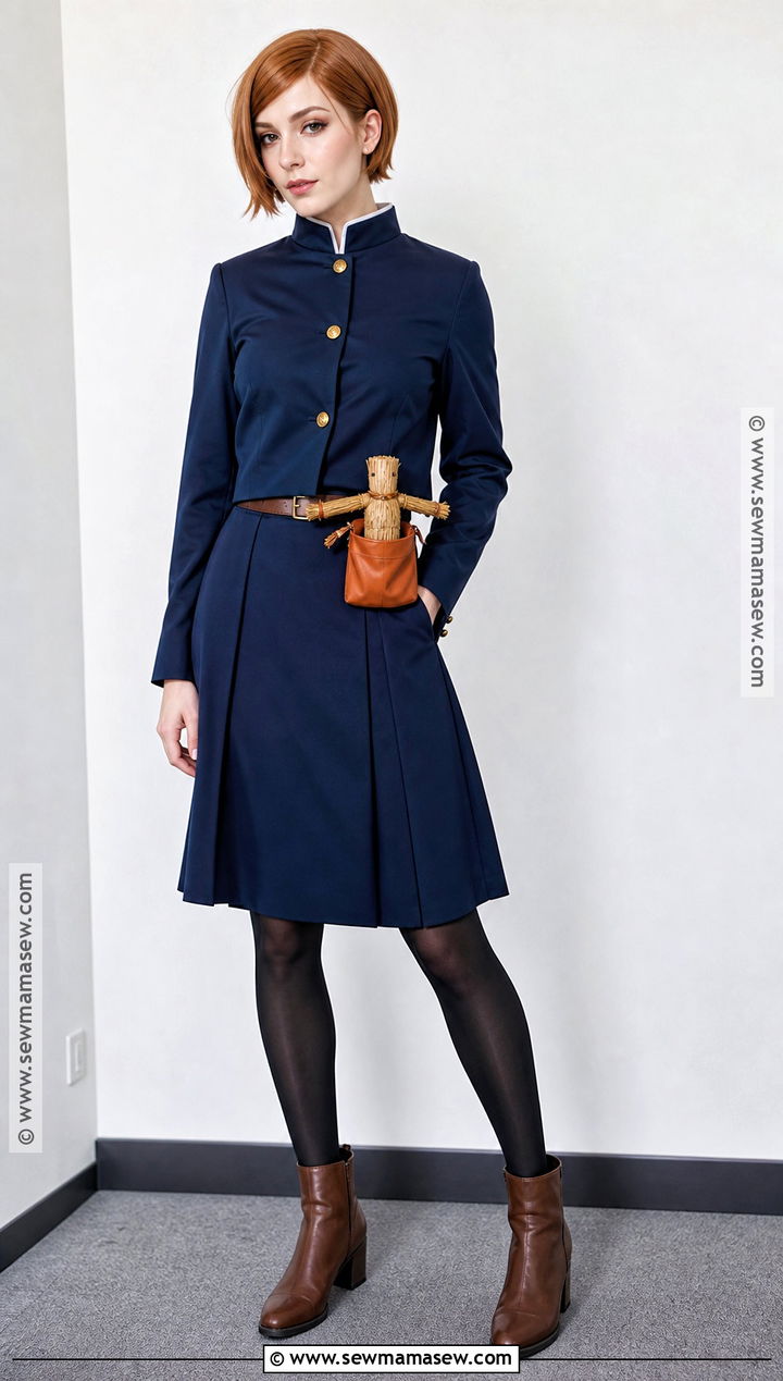 Nobara Kugisaki Cosplay With Navy Uniform - 30 cosplay outfits for females