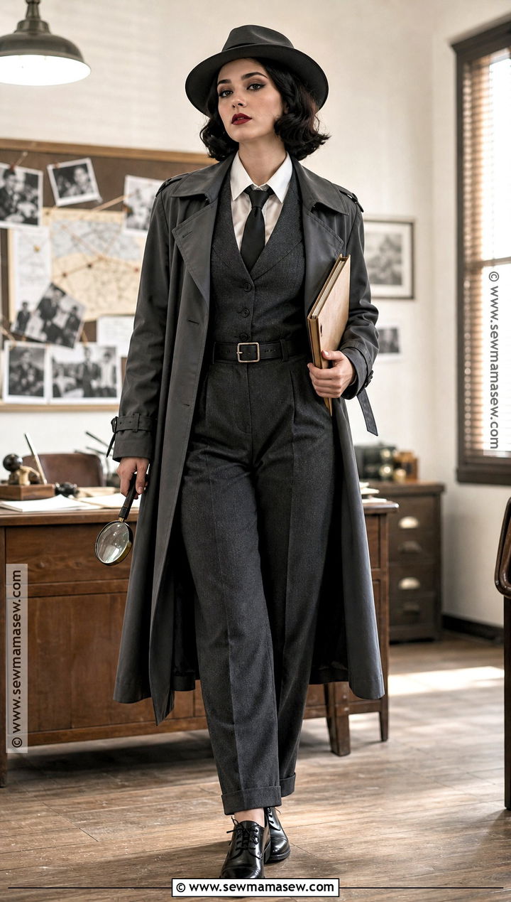 Noir Detective Cosplay - 35 cosplay aesthetic ideas
