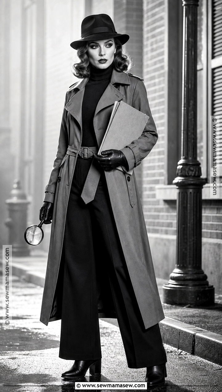 Noir Detective Costume - 40 unique halloween costumes for women