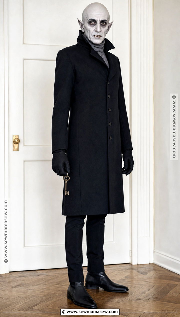 Nosferatu Costume With Long Black Coat - 30 horror costumes