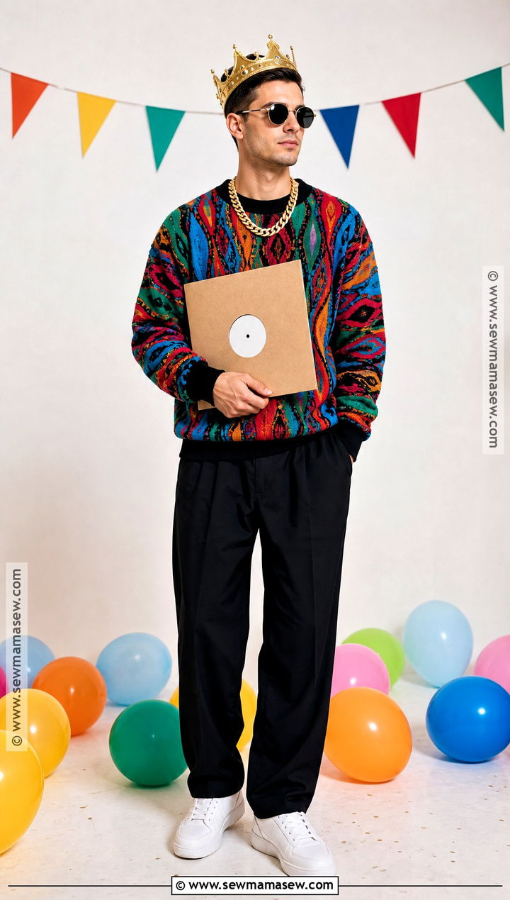 Notorious B I G Crown Costume - 35 rapper halloween costume ideas