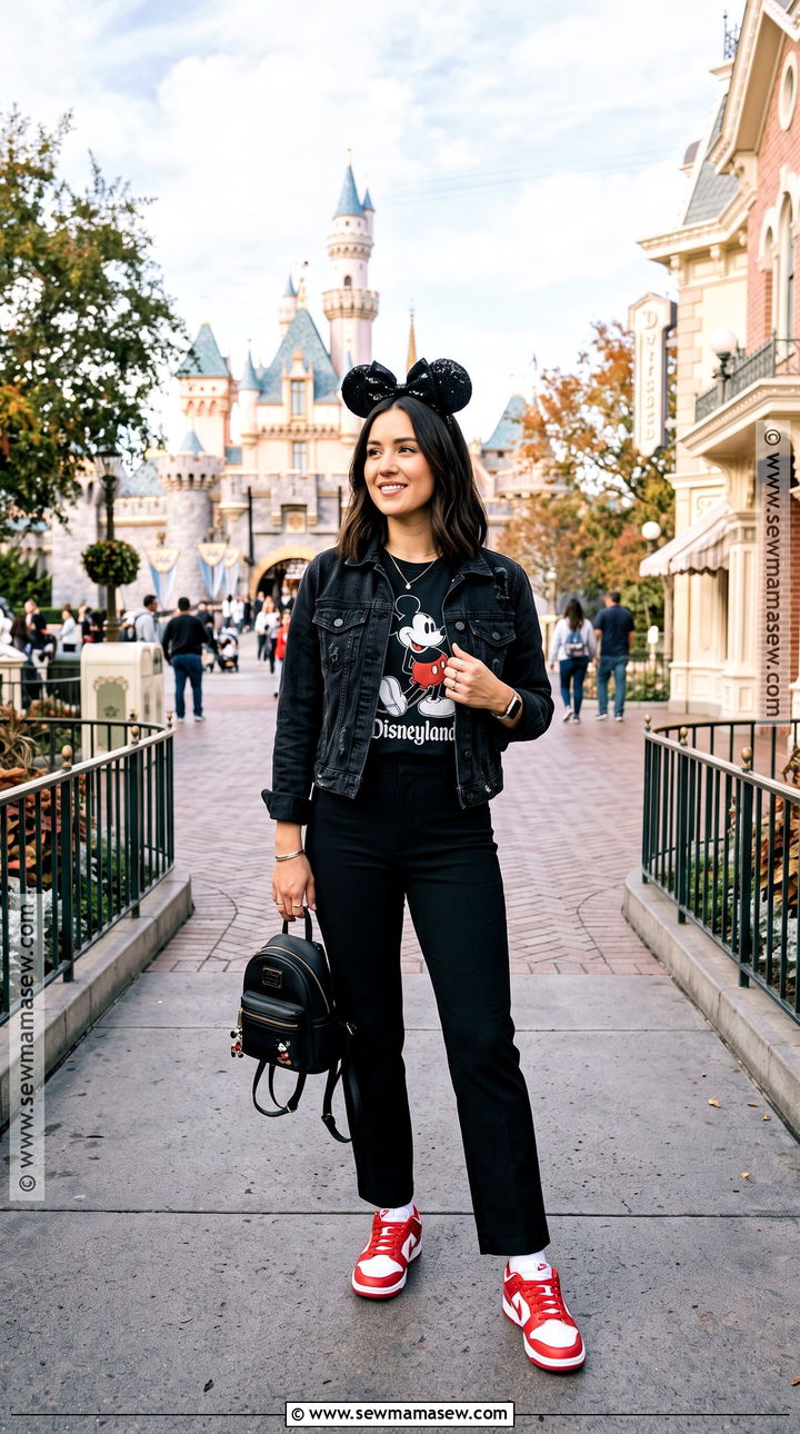 November Disneyland All Black Mickey Outfit - 20 disneyland outfits november