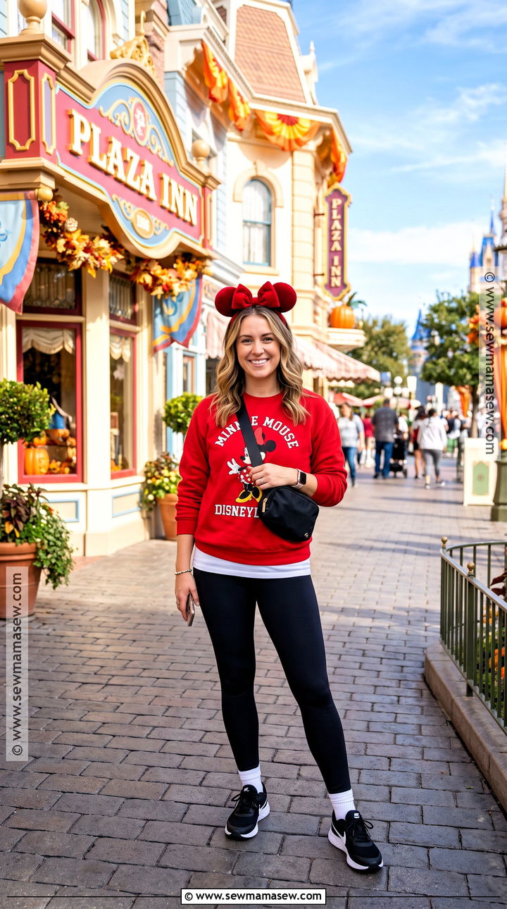 November Disneyland Minnie Sweatshirt Outfit - 20 disneyland outfits november