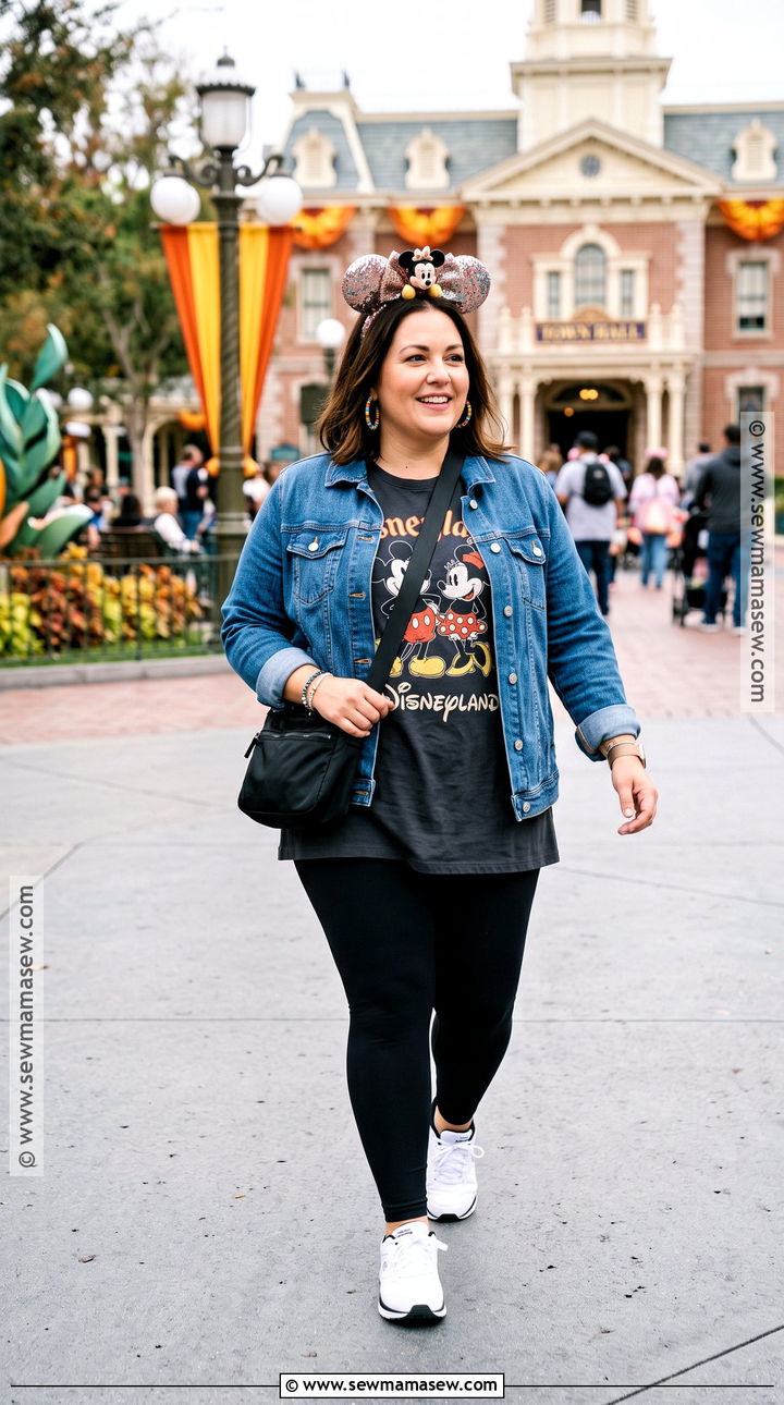 November Disneyland Plus Size Leggings Outfit - 20 disneyland outfits november