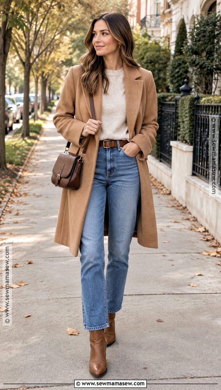 November Sweater And Straight Leg Jeans Outfit - 25 november outfit ideas