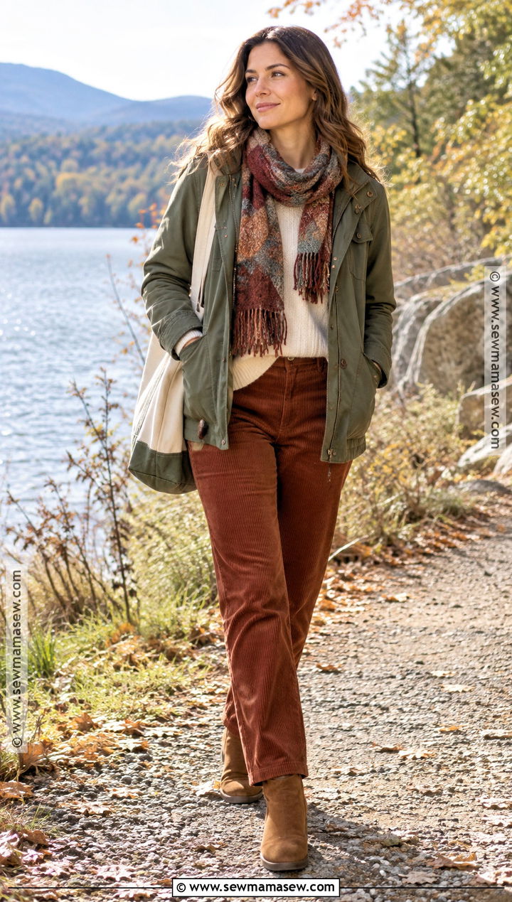 November Utility Jacket And Corduroy Pants Outfit - 20 november fashion ideas
