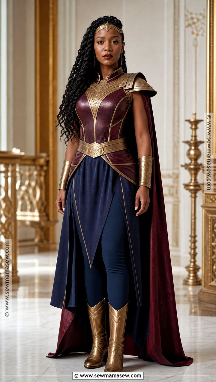 Nubia Costume With Gold Armor - 30 dc costumes for females