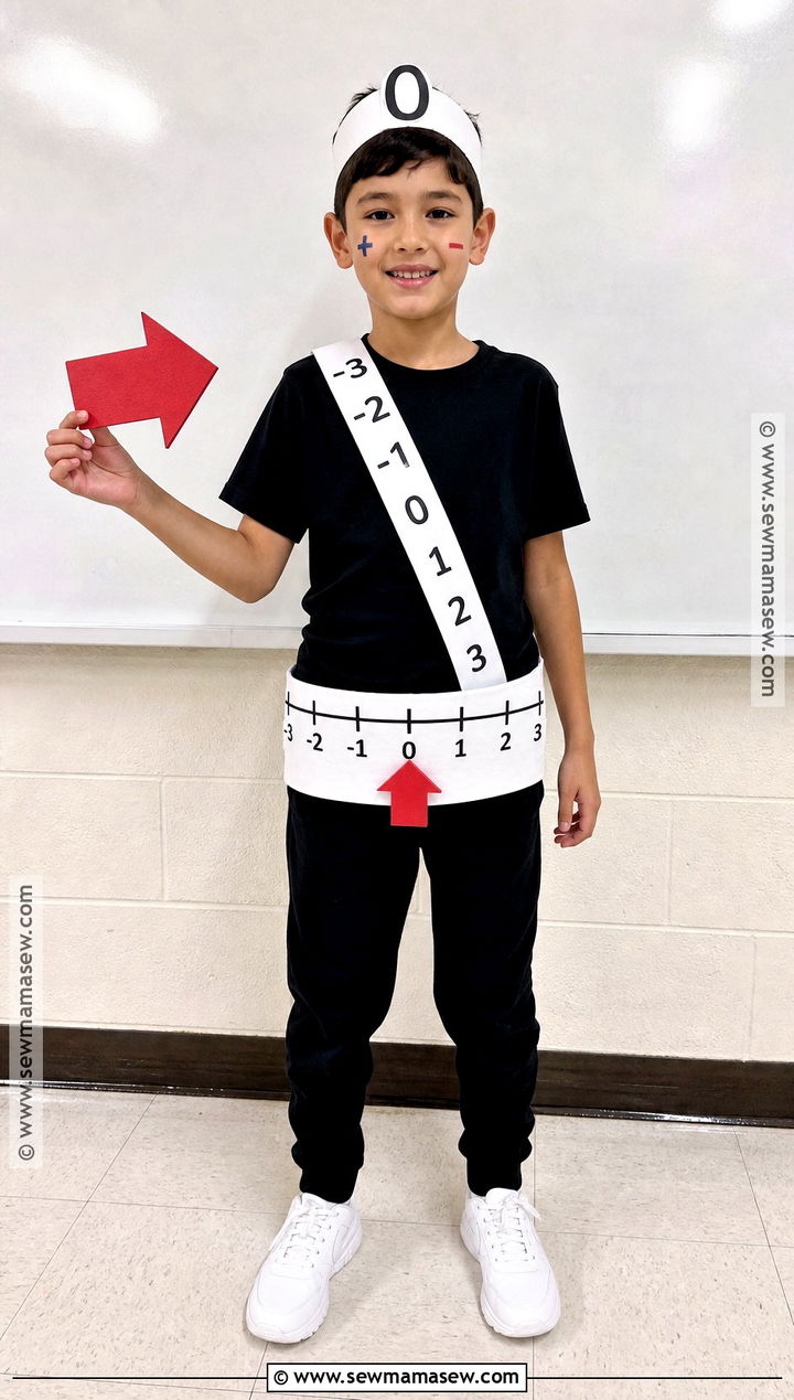 Number Line Maths Day Costume - 30 maths day costumes for kids