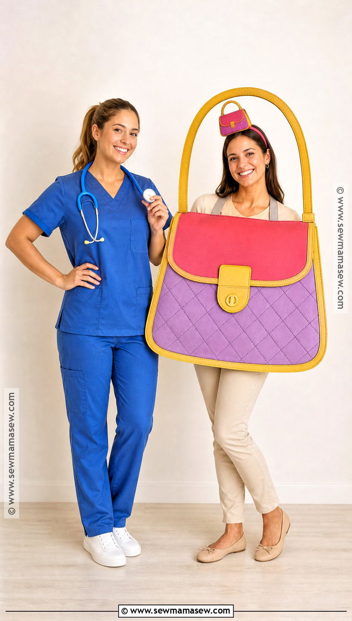Nurse And Purse Costume - 50 rhyme without reason costume ideas