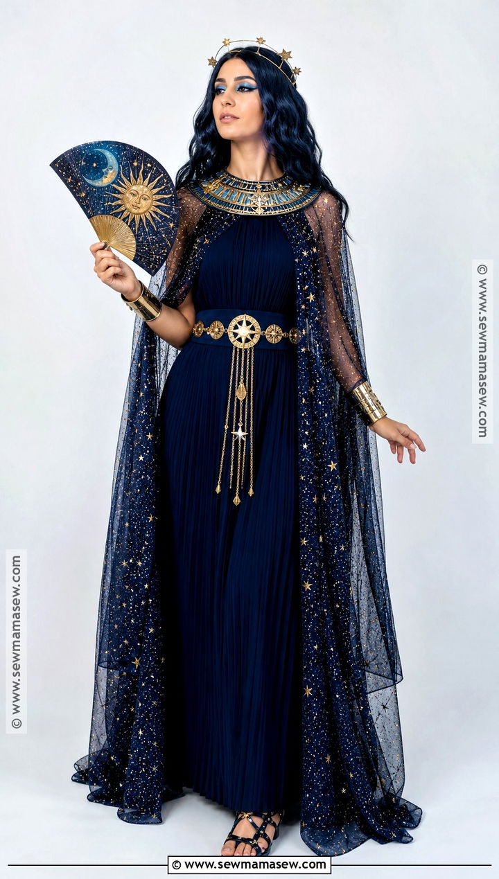 Nut Star Goddess Costume - 30 Egypt Costume Ideas for Women