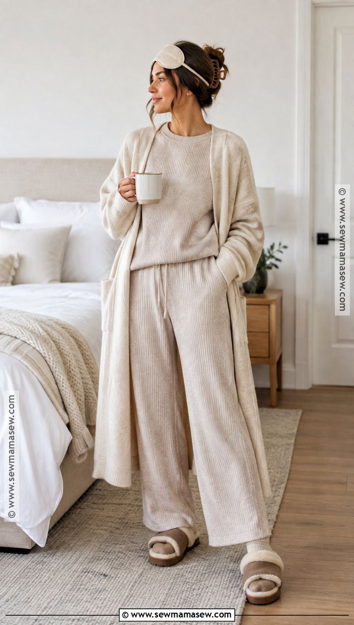Oatmeal Lounge Fall Pajamas - 20 Fall Pajamas Aesthetic