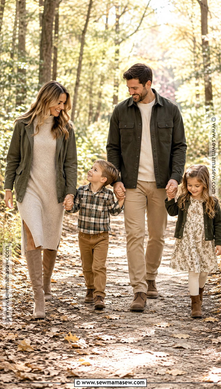 Oatmeal and Olive Fall Family Outfits - 25 fall family outfits