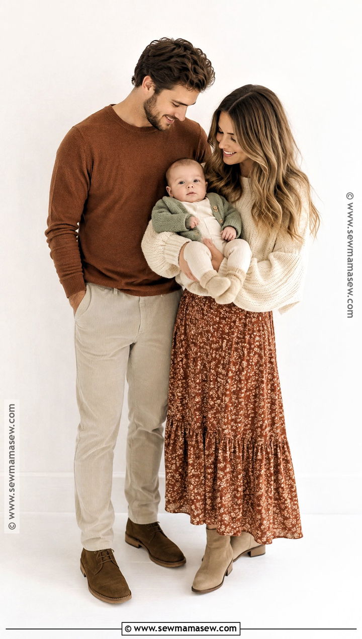 October Newborn Family Photo Outfit - 15 october newborn outfits