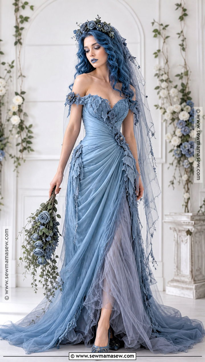 Off Shoulder Emily Corpse Bride Dress - 30 Emily Corpse Bride Dress Ideas