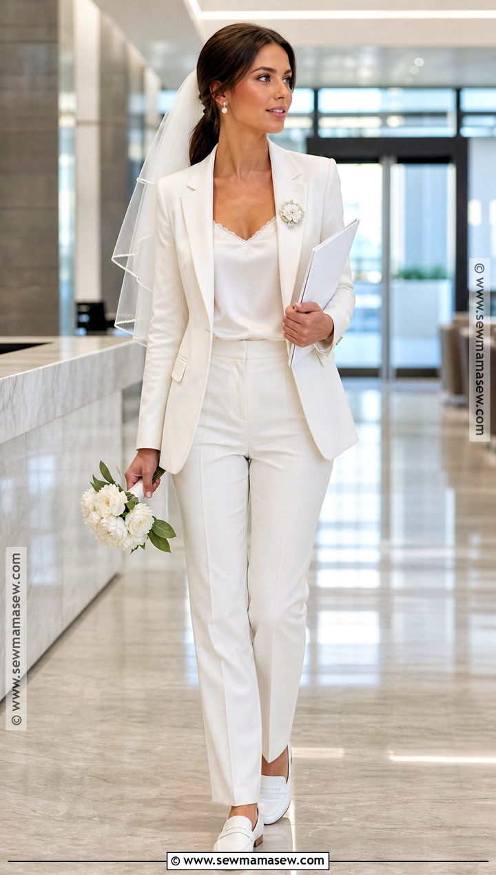 Office Runaway Bride Costume With Bridal Blazer - 30 runaway bride costume ideas