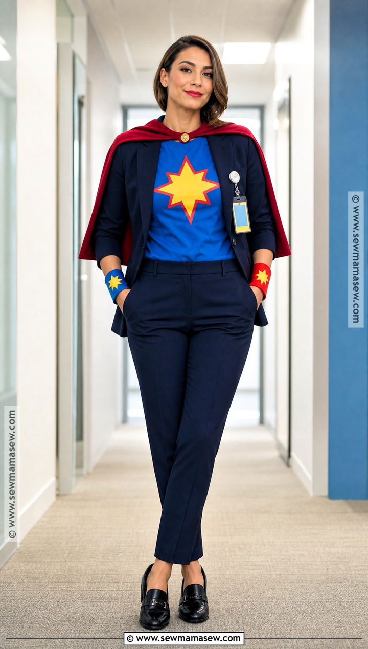 Office Superhero Costume With Blazer - 35 easy halloween costumes for work